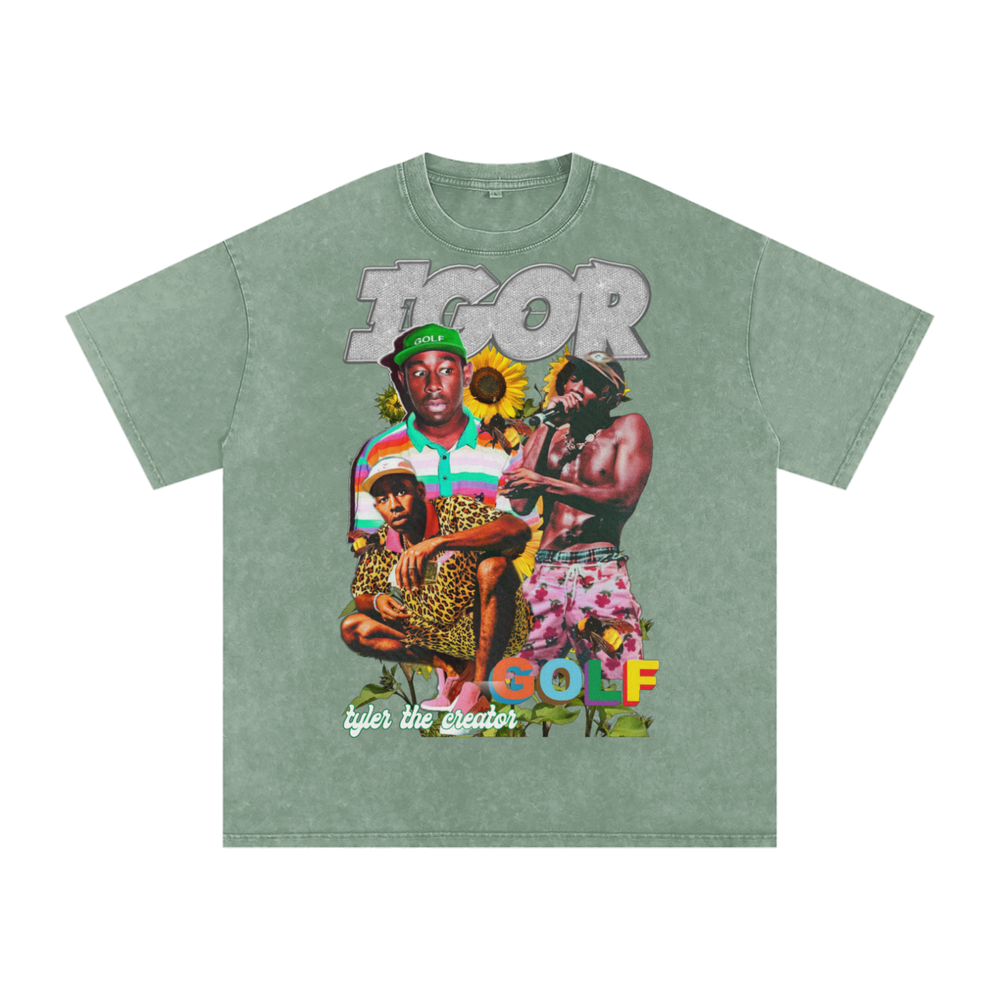Tyler The Creator Acid Wash Oversize T-Shirt