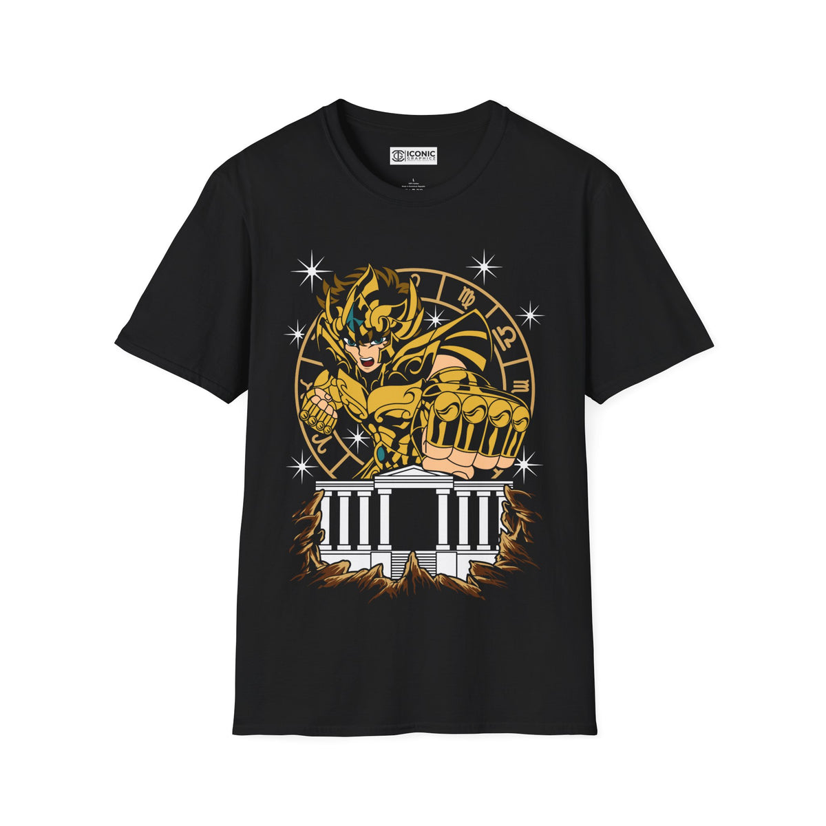 Leo Saint Seiya Unisex Softstyle T-Shirt - IGZ Clothing 