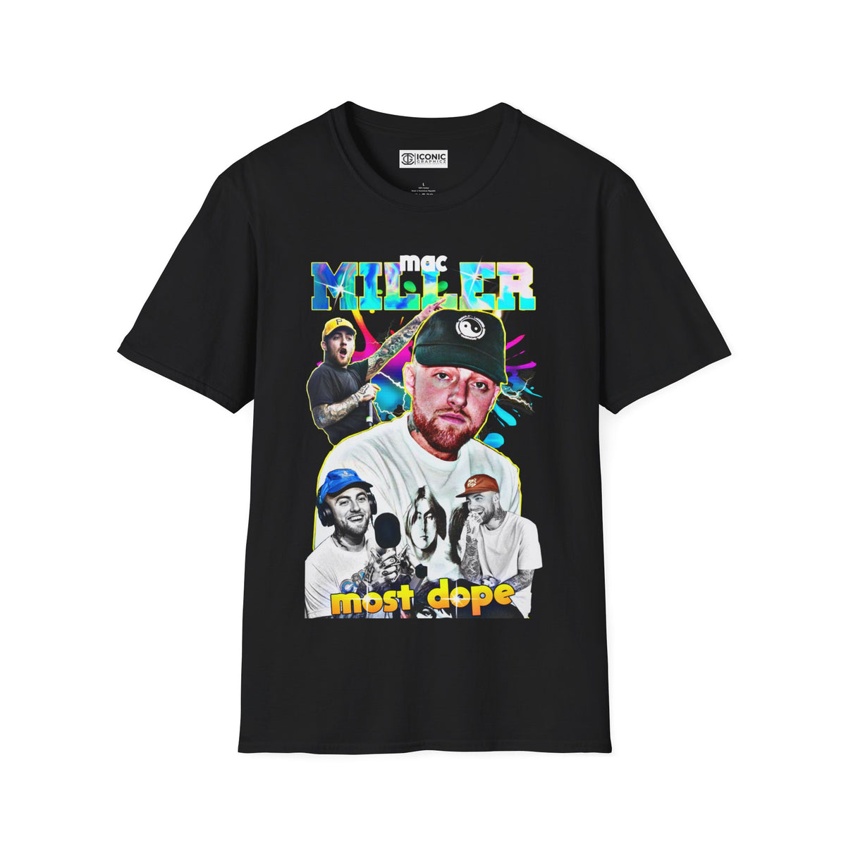 Mac Miller Unisex Softstyle T-Shirt - IGZ Clothing 