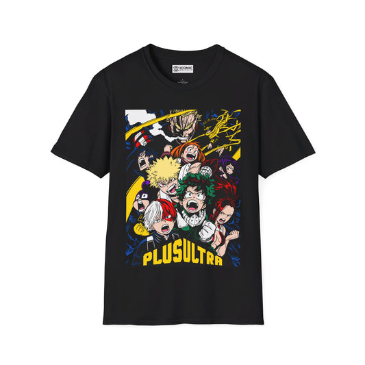 Plusultra My Hero Academia Unisex Softstyle T-Shirt - IGZ Clothing 