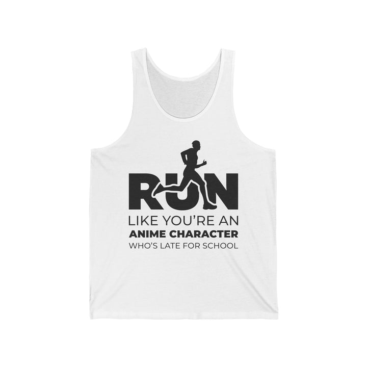 Anime Fitness Unisex Jersey Tank Printify