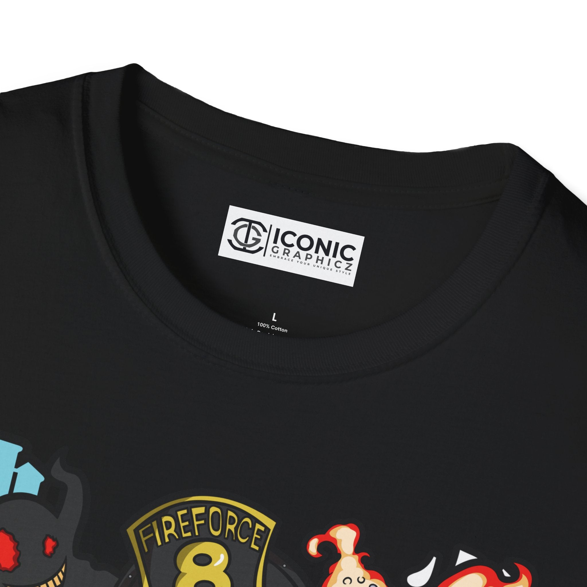 Shinra Fire Forcet T-Shirt Printify