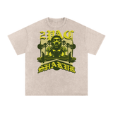 Tupac Shakur Acid Wash Oversize T-Shirt