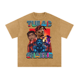 Tupac Shakur Acid Wash Oversize T-Shirt