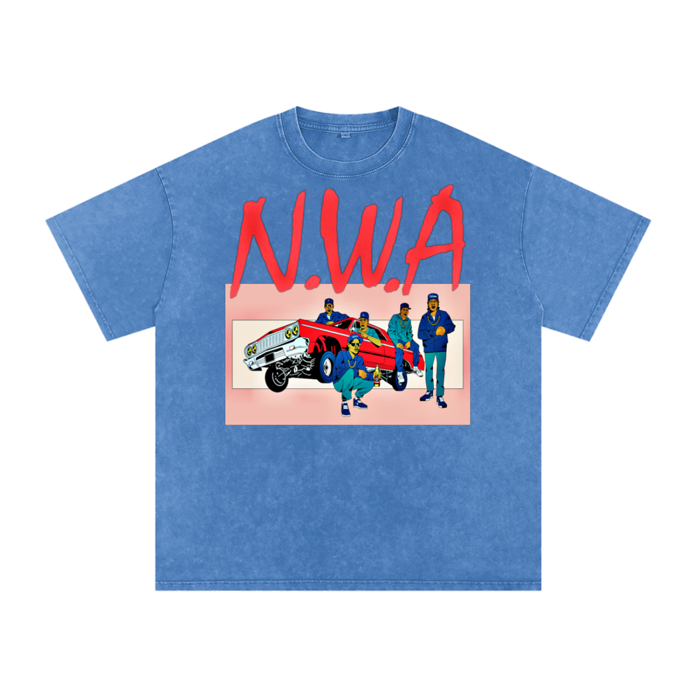 N.W.A Acid Wash Oversize T-Shirt