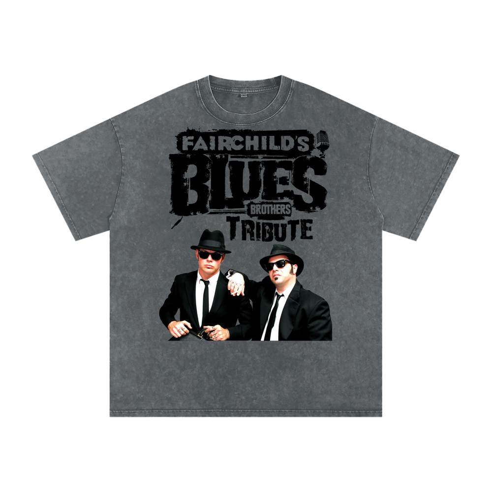 Blues Brothers Acid Wash Oversize T-Shirt