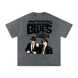 Blues Brothers Acid Wash Oversize T-Shirt