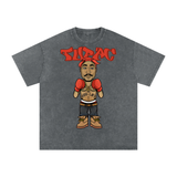 Tupac Shakur Acid Wash Oversize T-Shirt