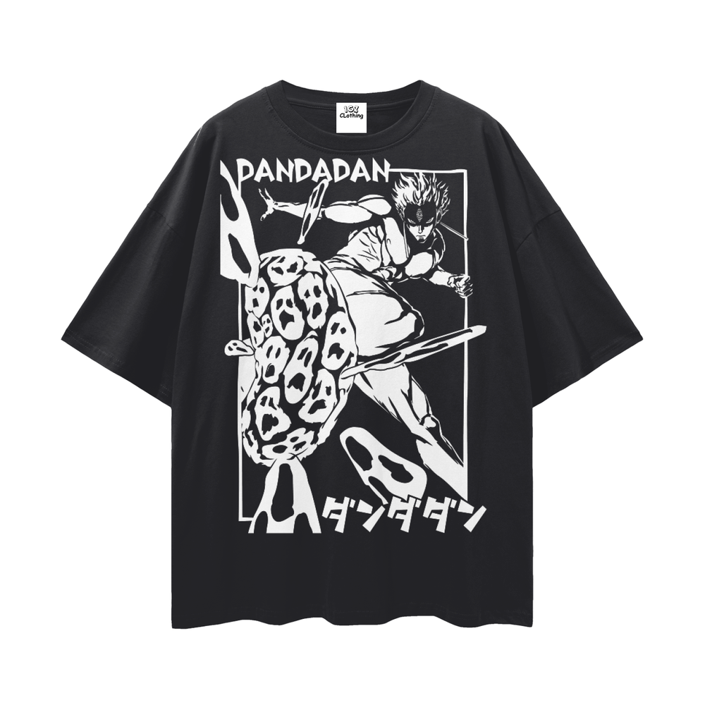 Evil Eye Dandadan Streetwear Loose Drop Shoulder T-Shirt