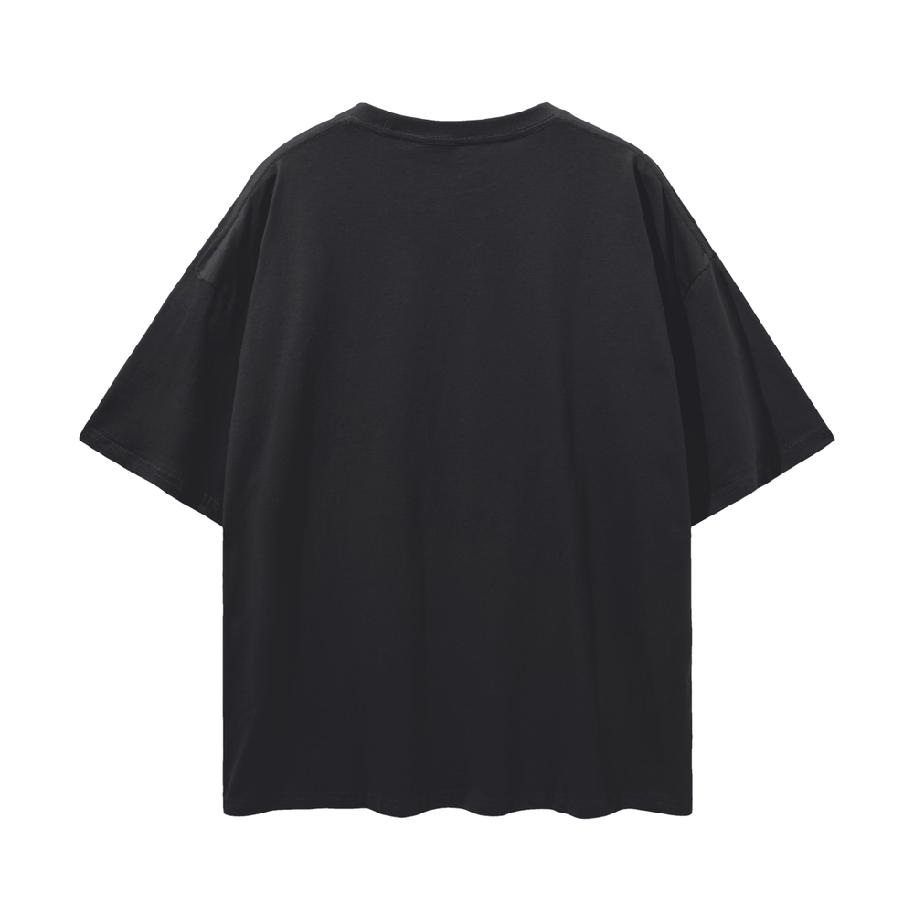 Akaza Demon Slayer Streetwear Loose Drop Shoulder T-Shirt