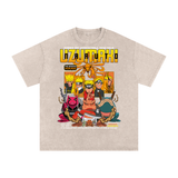 Naruto Acid Wash Oversize T-Shirt