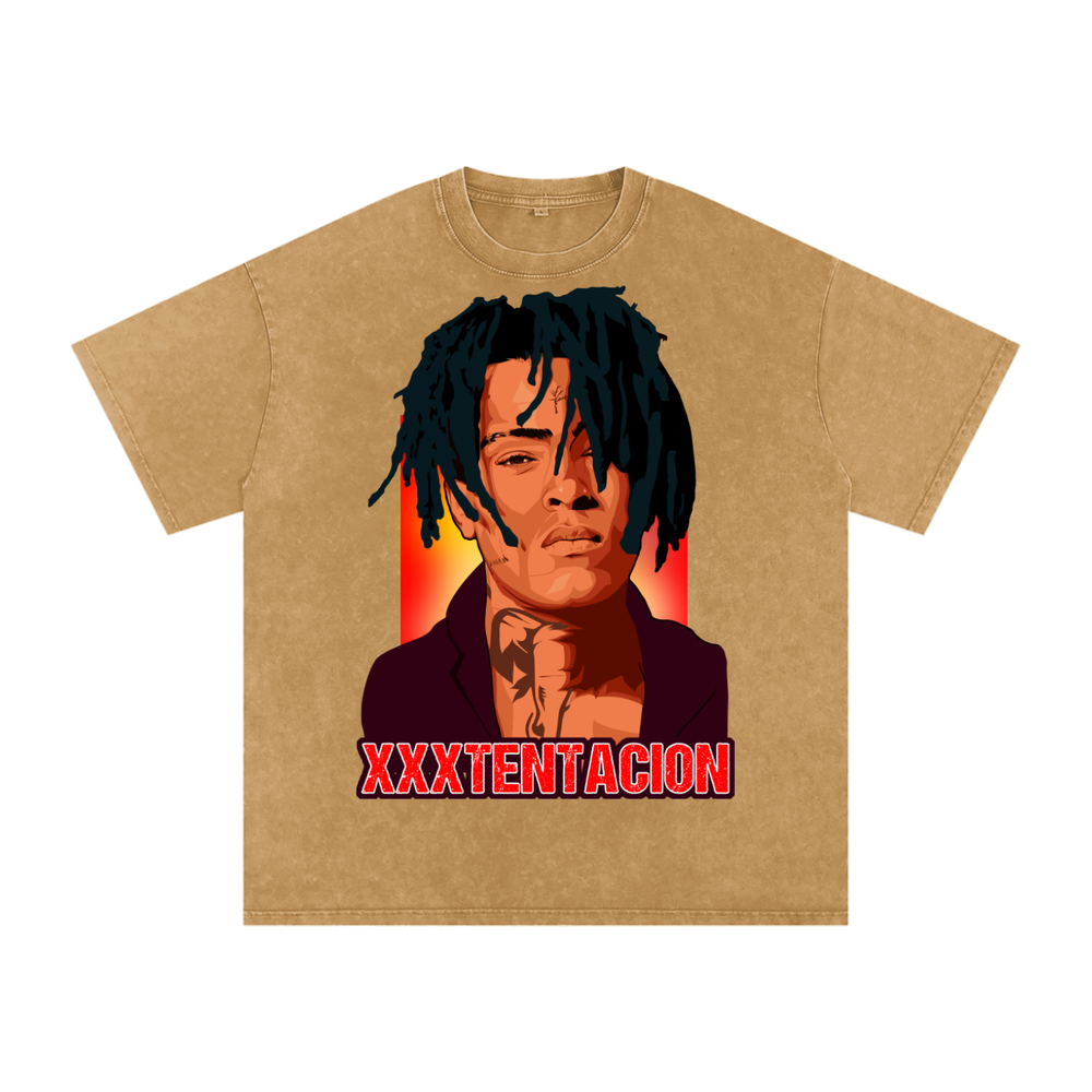 XXXTENTACION Acid Wash Oversize T-Shirt