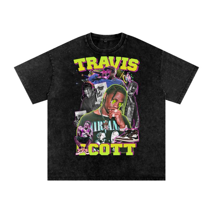 Travis Scott Acid Wash Oversize T-Shirt