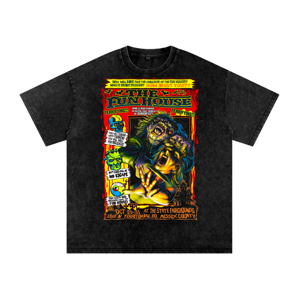 The Fun House Acid Wash Oversize T-Shirt