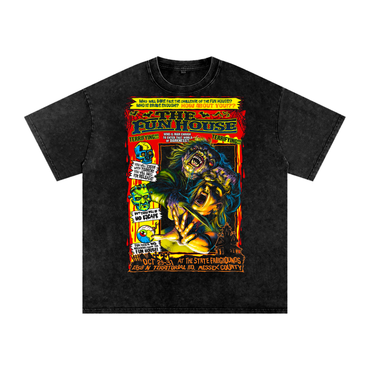 The Fun House Acid Wash Oversize T-Shirt