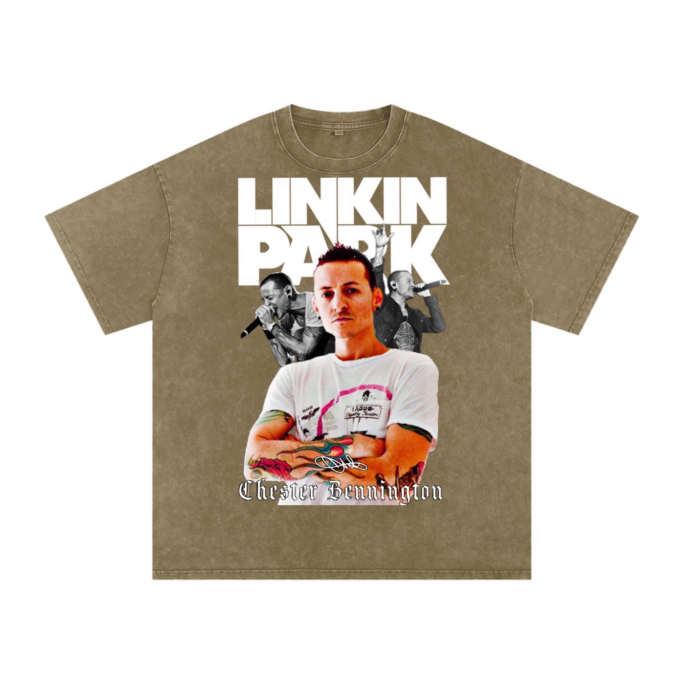 Linkin Park Acid Wash Oversize T-Shirt