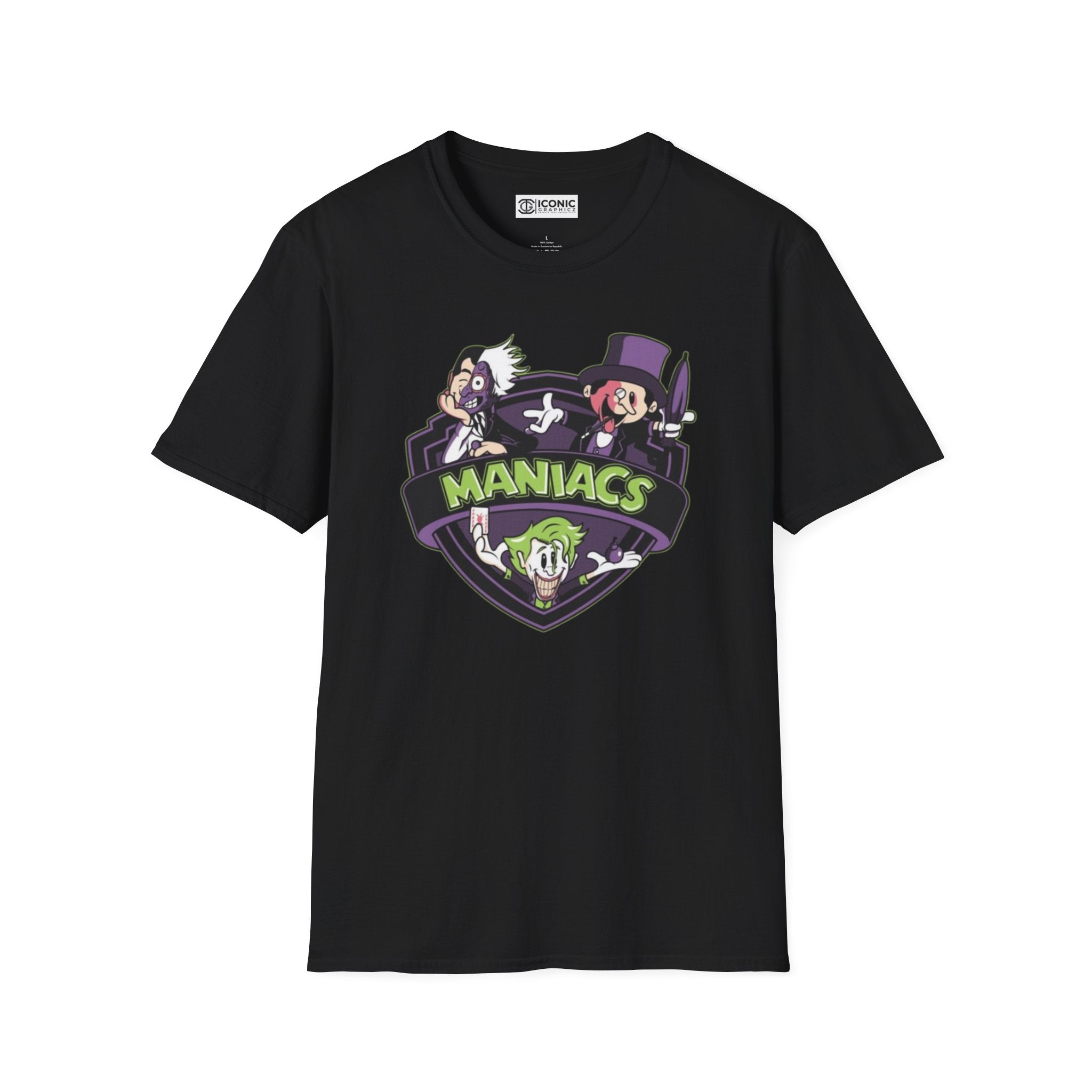 Maniacs Unisex Softstyle T-Shirt - IGZ Clothing 