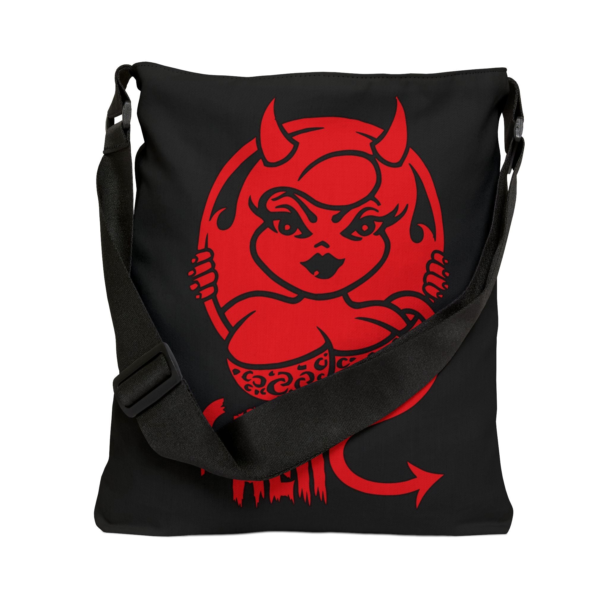 Curvy As Hell Adjustable Tote Bag (AOP)