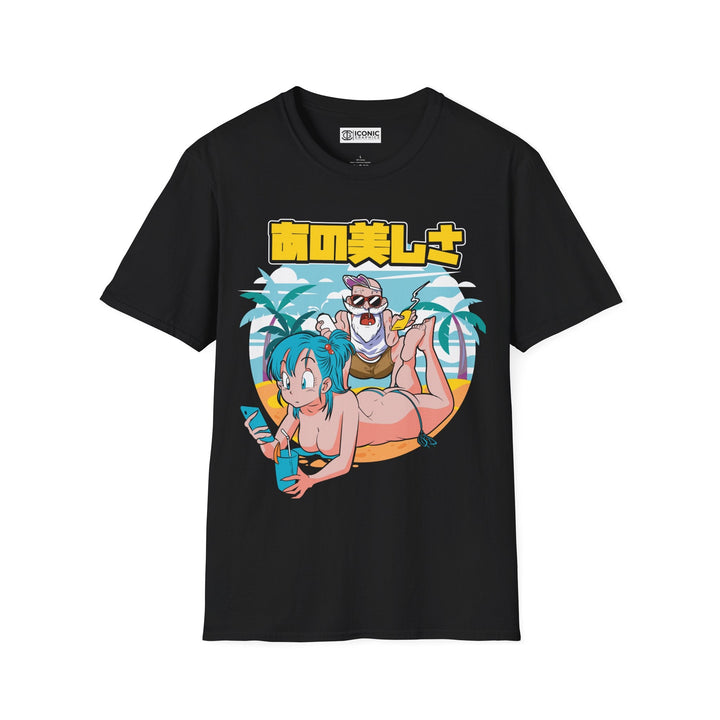 Bulma and Master Roshi Dragonball T-Shirt Printify