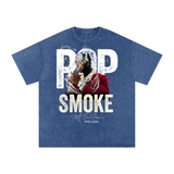 Pop Smoke Acid Wash Oversize T-Shirt