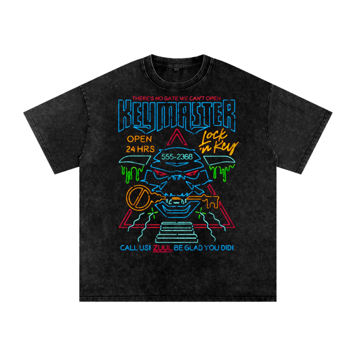 Ghostbusters Acid Wash Oversize T-Shirt