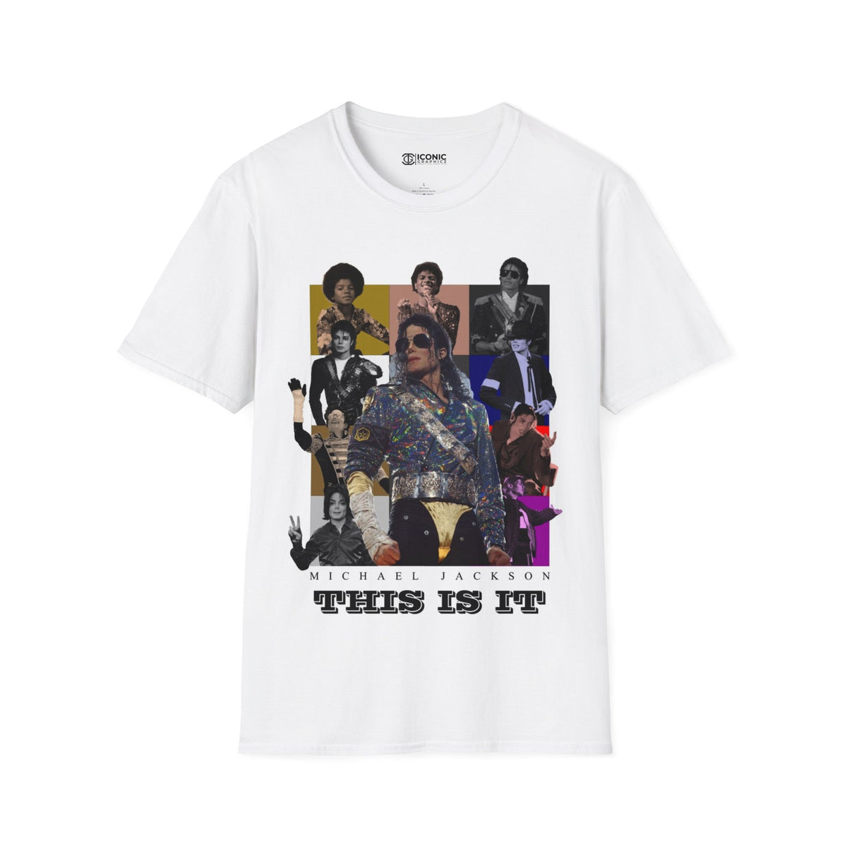 Micheal Jackson Unisex Softstyle T-Shirt - IGZ Clothing 