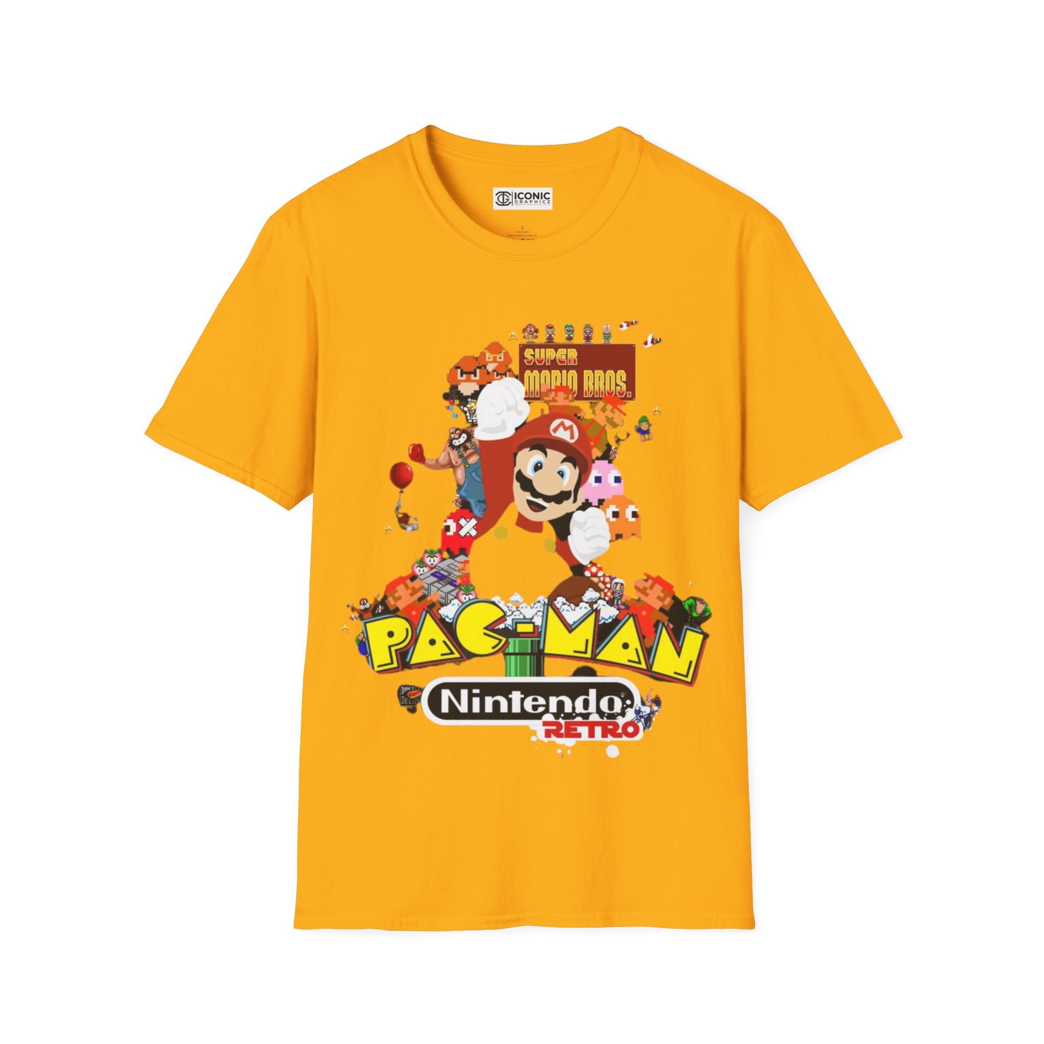 Mario Unisex Softstyle T-Shirt - IGZ Clothing 