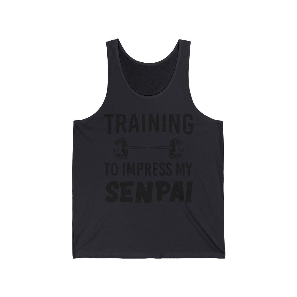 Anime fitness Unisex Jersey Tank Printify
