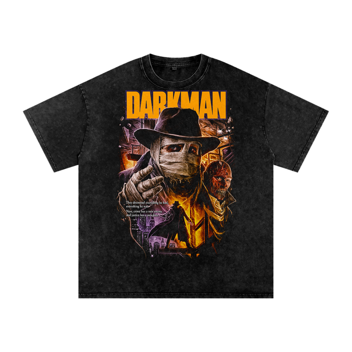 Darkman Acid Wash Oversize T-Shirt