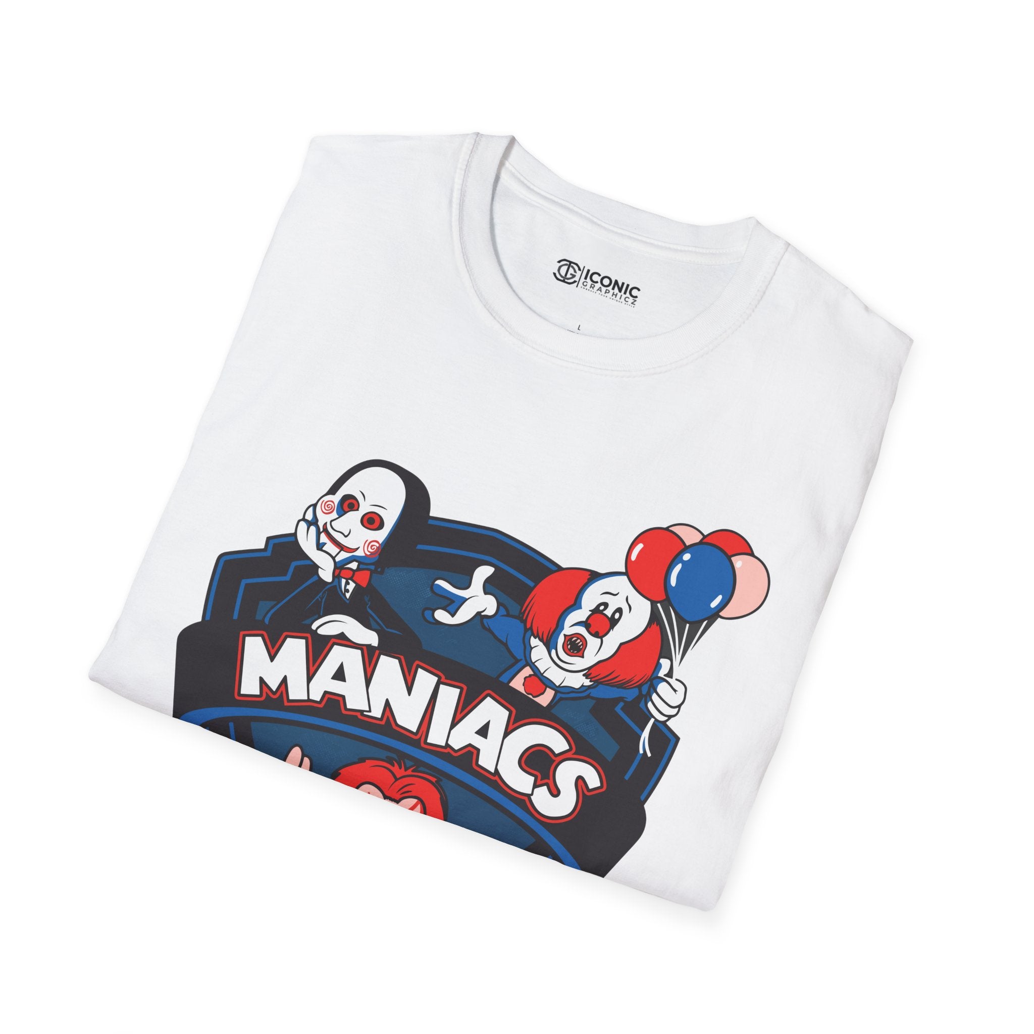 Maniacs Unisex Softstyle T-Shirt - IGZ Clothing 