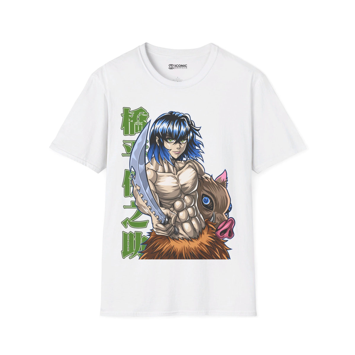 Inosuke Unisex Softstyle T-Shirt - IGZ Clothing 