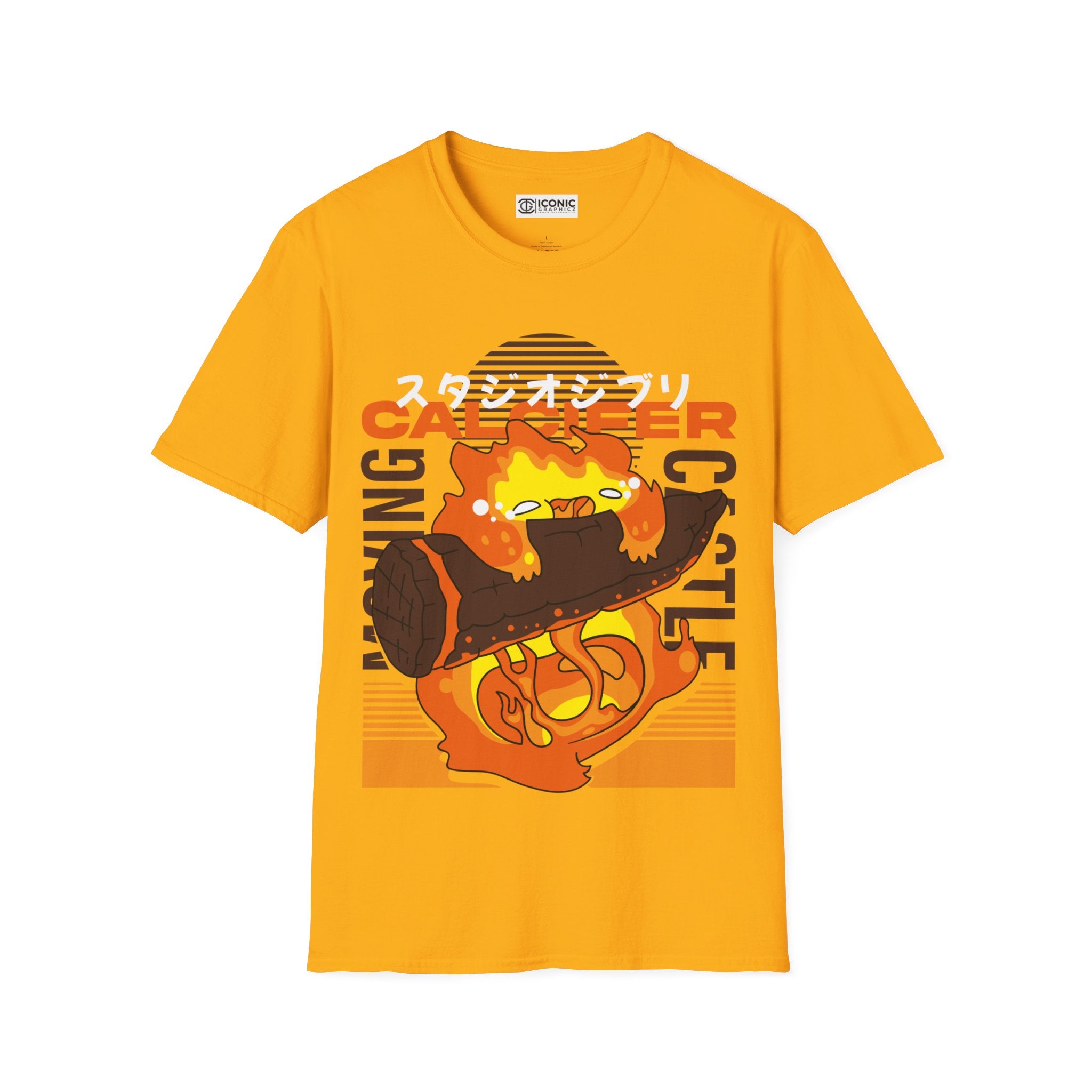 Calcifer Unisex Softstyle T-Shirt - IGZ Clothing 