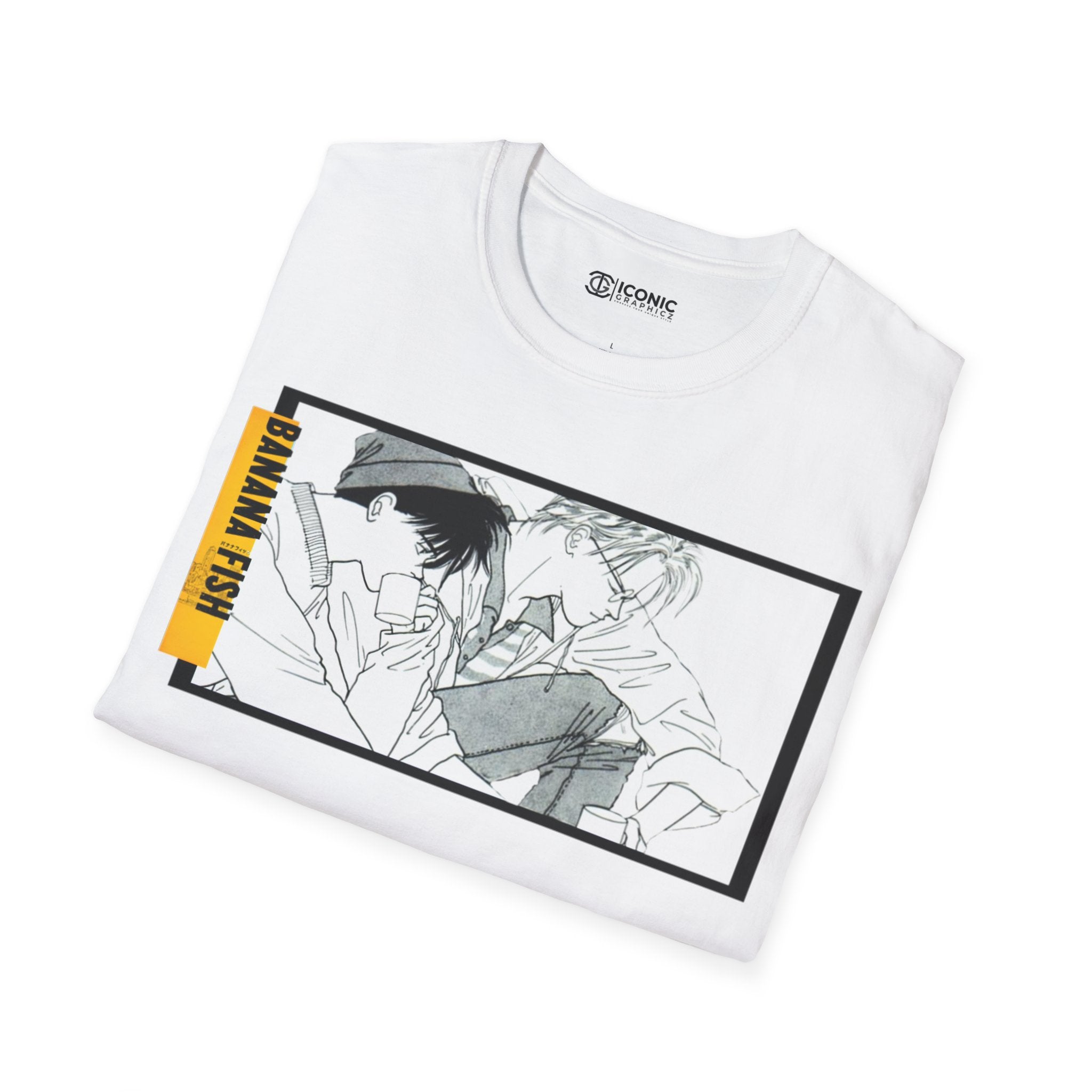 Banana Fish Unisex Softstyle T-Shirt - IGZ Clothing 