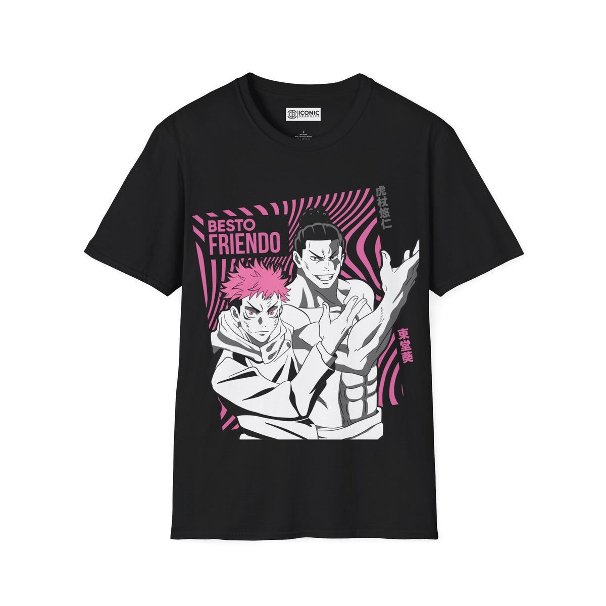 Yuji and Todo Unisex Softstyle T-Shirt - IGZ Clothing 