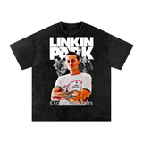 Linkin Park Acid Wash Oversize T-Shirt