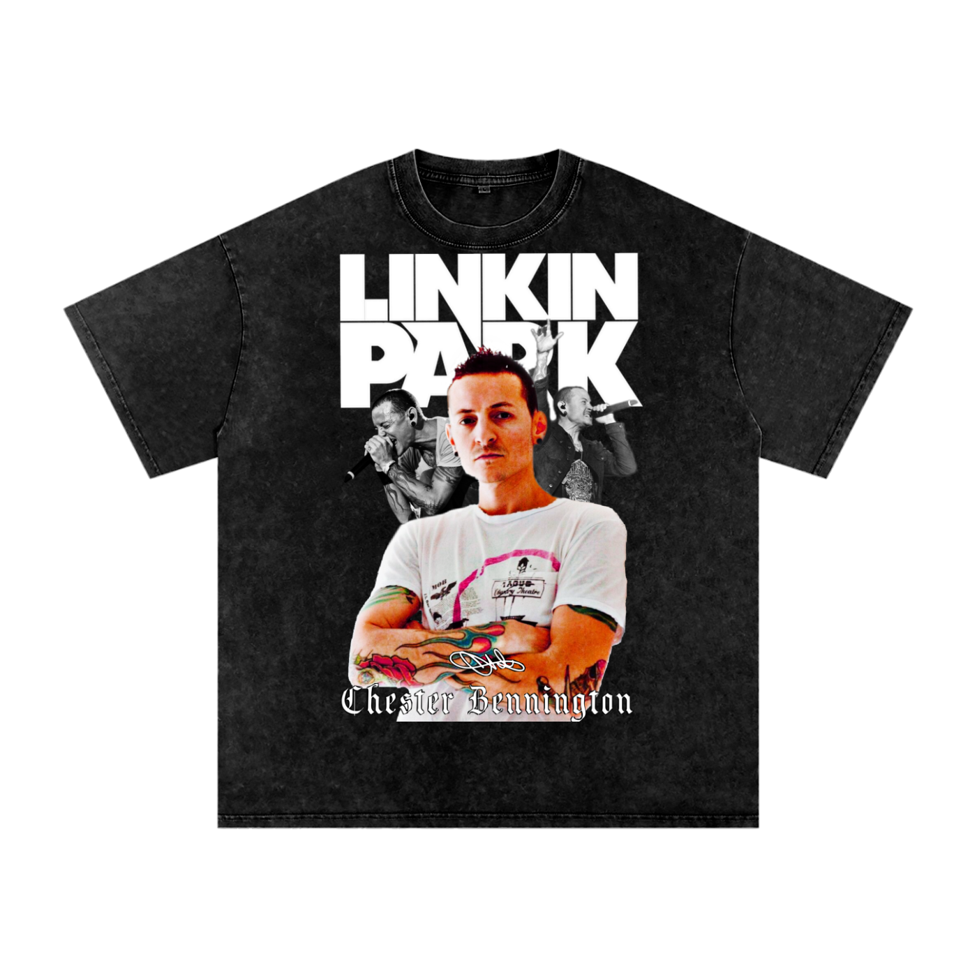 Linkin Park Acid Wash Oversize T-Shirt