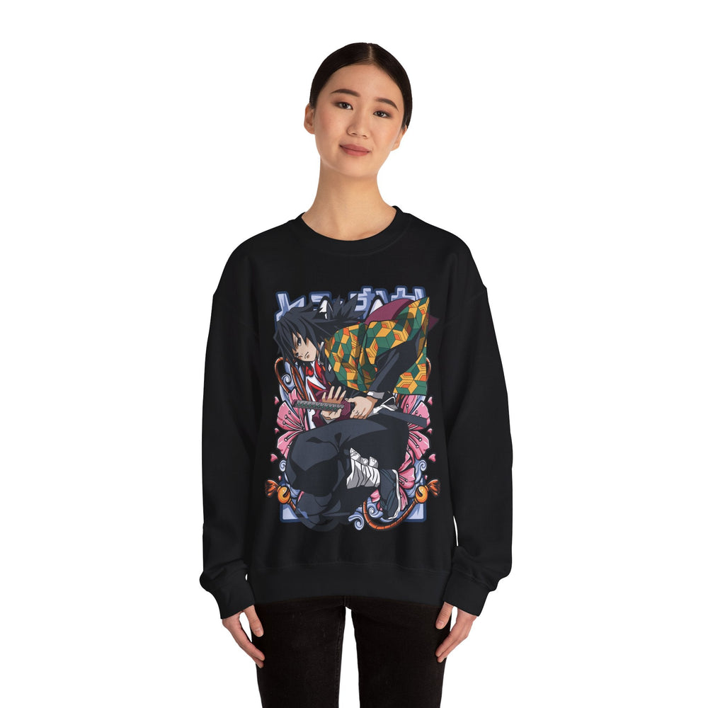 Giyu Demon Slayer Unisex Heavy Blend™ Crewneck Sweatshirt Printify