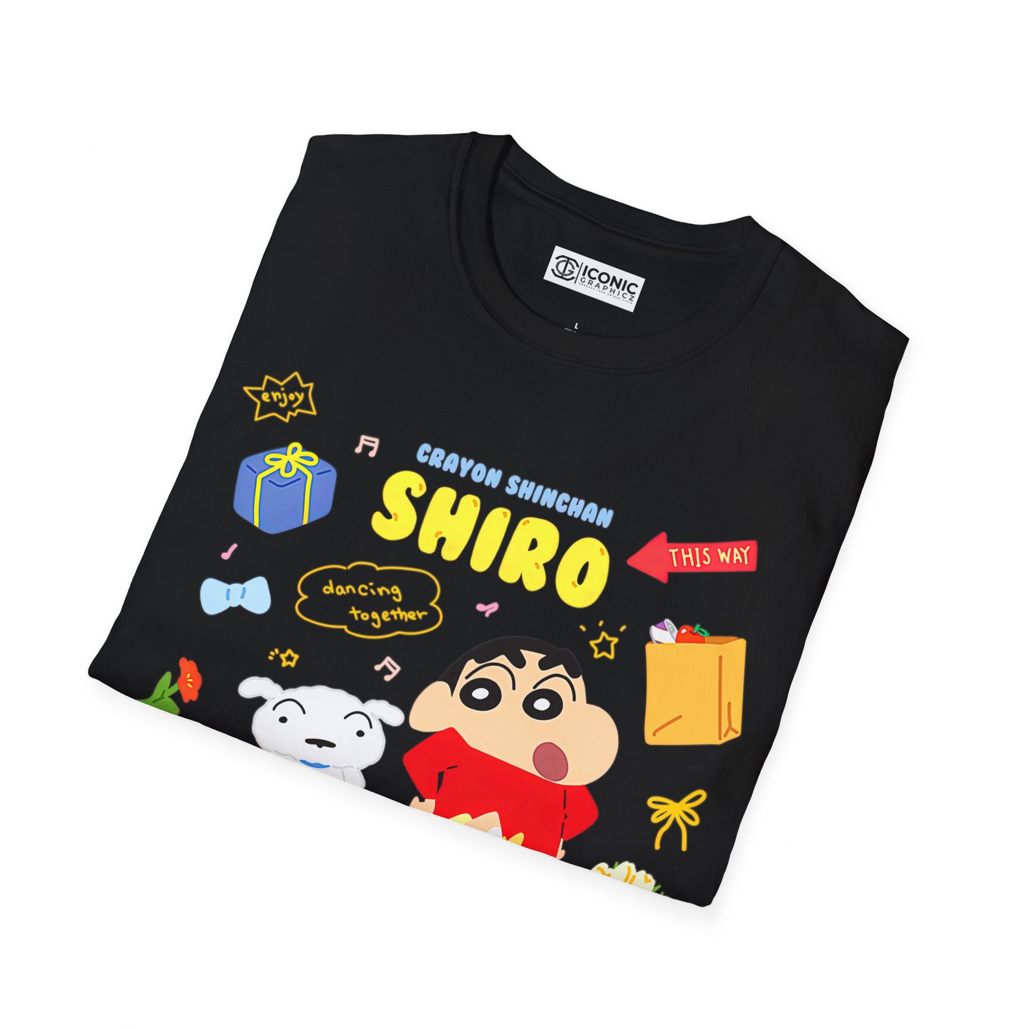 Shinchan Unisex Softstyle T-Shirt - IGZ Clothing 