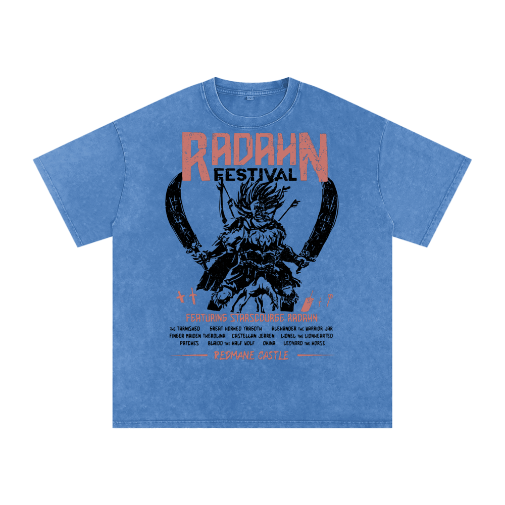 Elden Ring Acid Wash Oversize T-Shirt