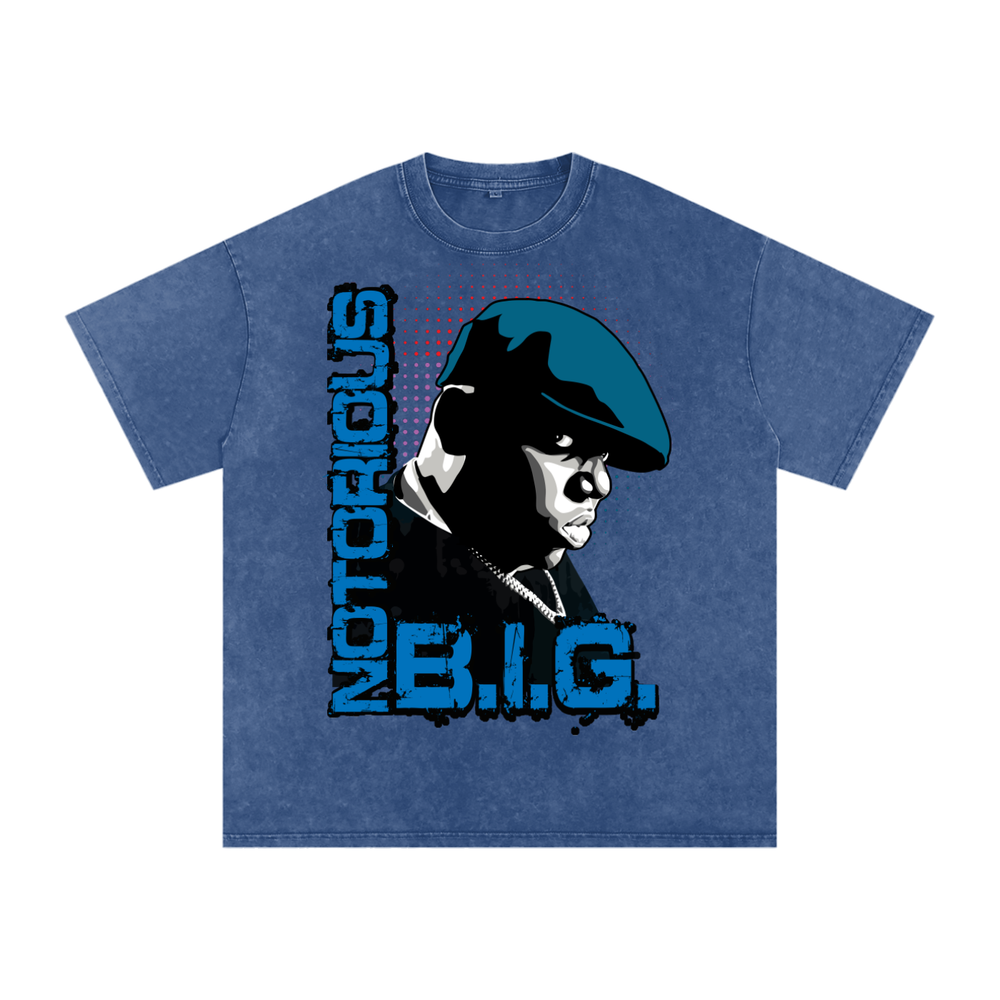 Notorious BIG Acid Wash Oversize T-Shirt