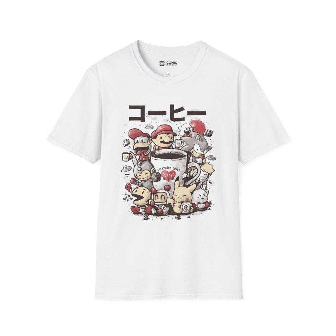 Gaming Characters Unisex Softstyle T-Shirt - Premium T-Shirt from - Just $26! Shop now at IGZ Clothing 