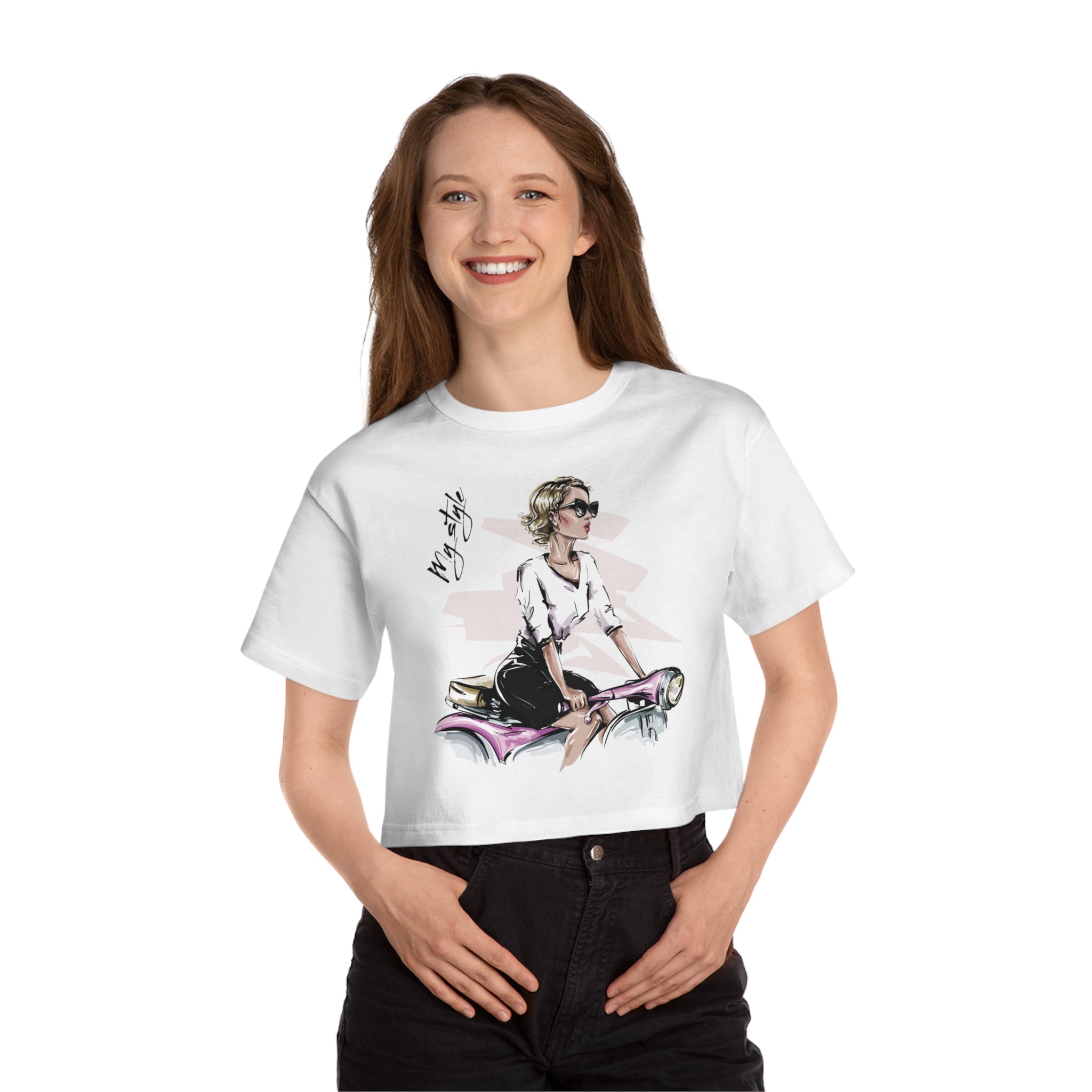 My Style Champion Women's Heritage Cropped T-Shirt