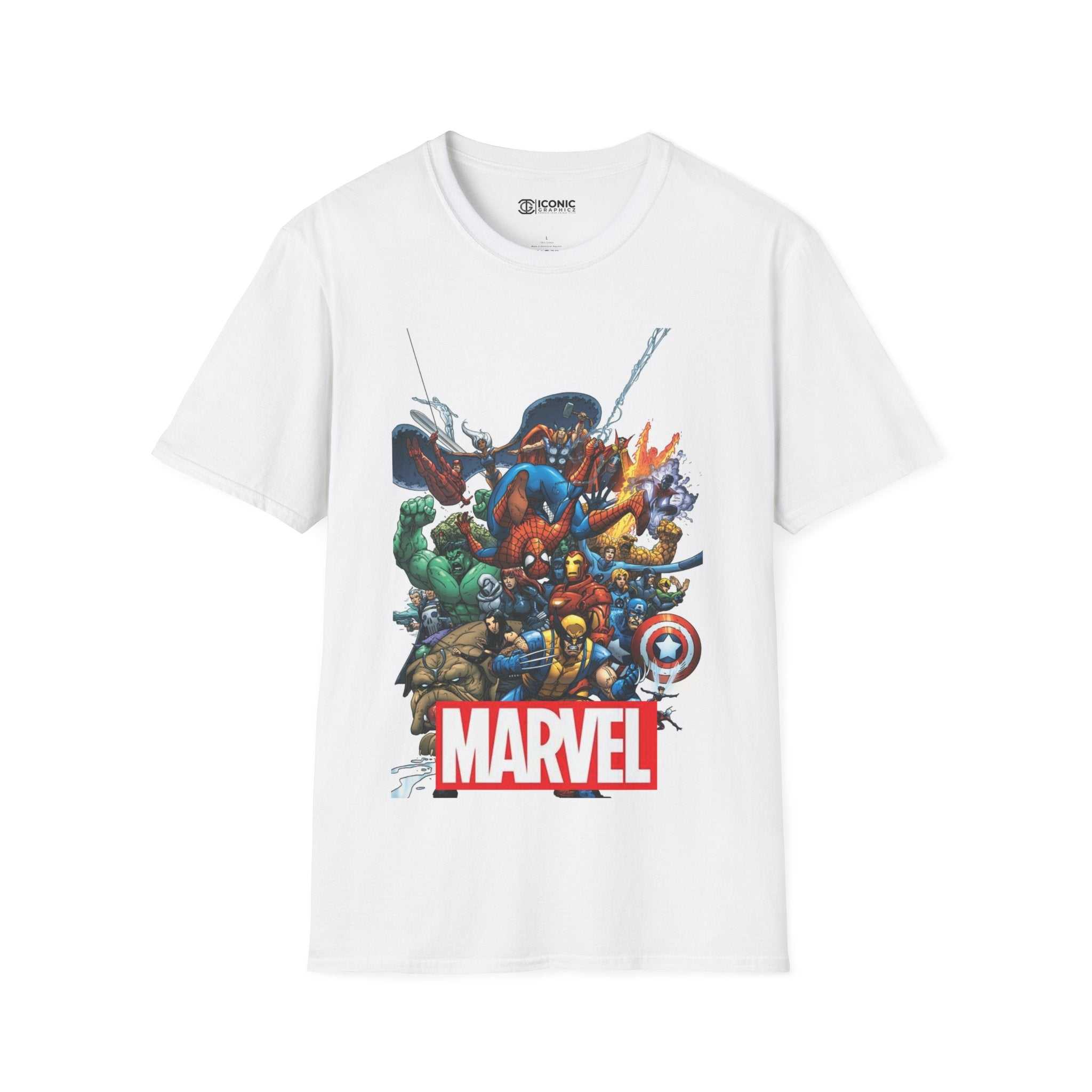 Marvel Unisex Softstyle T-Shirt - IGZ Clothing 