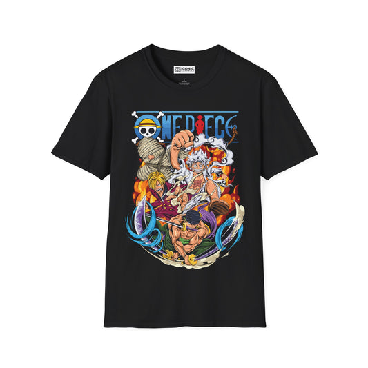 Sun God Luffy Unisex Softstyle T-Shirt - IGZ Clothing 