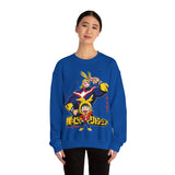 All Might and Deku Heavy Blend Crewneck Sweatshirt Printify