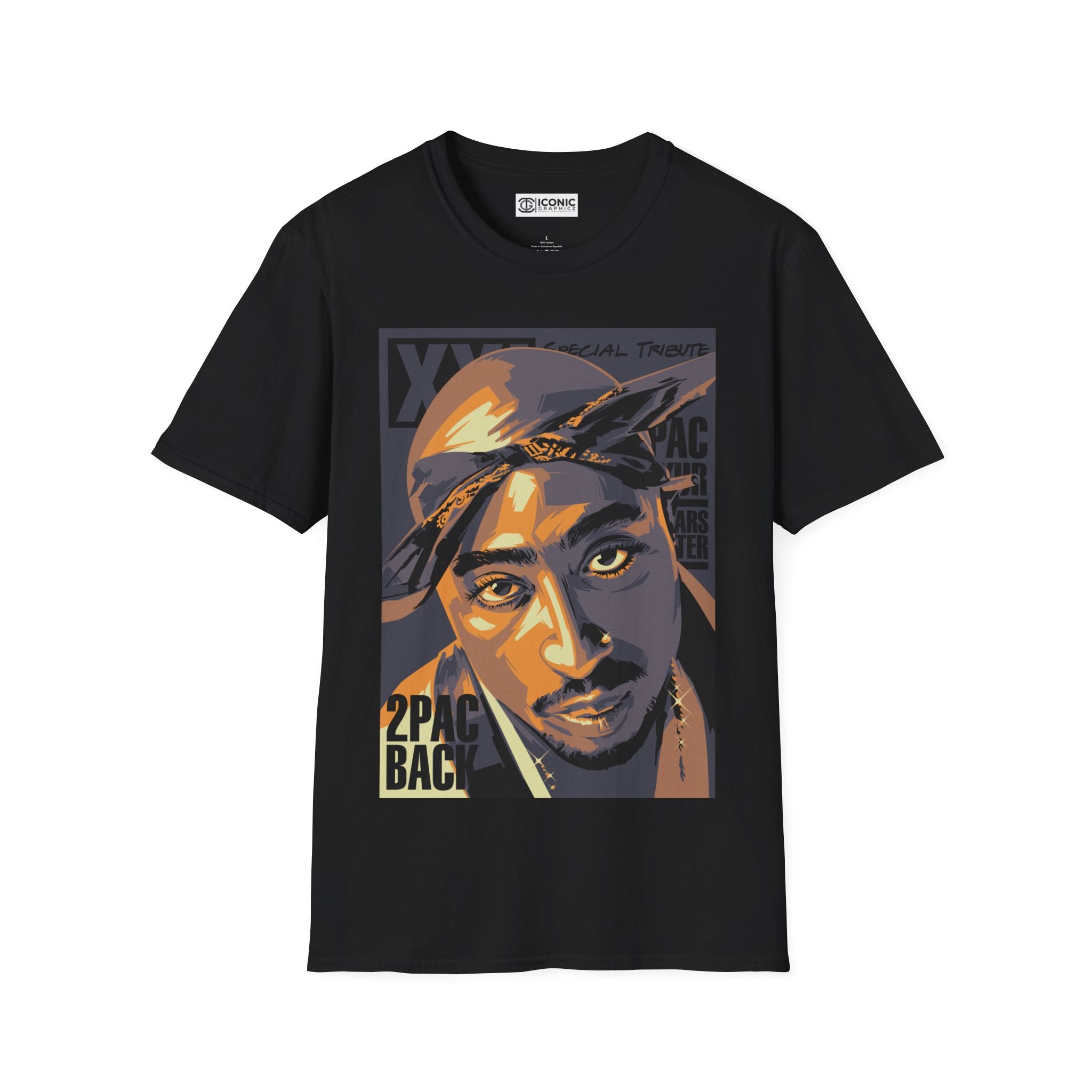 2 Pac Unisex Softstyle T-Shirt - IGZ Clothing 