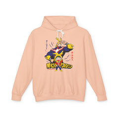 All Might and Deku Unisex Lightweight Hooded Sweatshirt