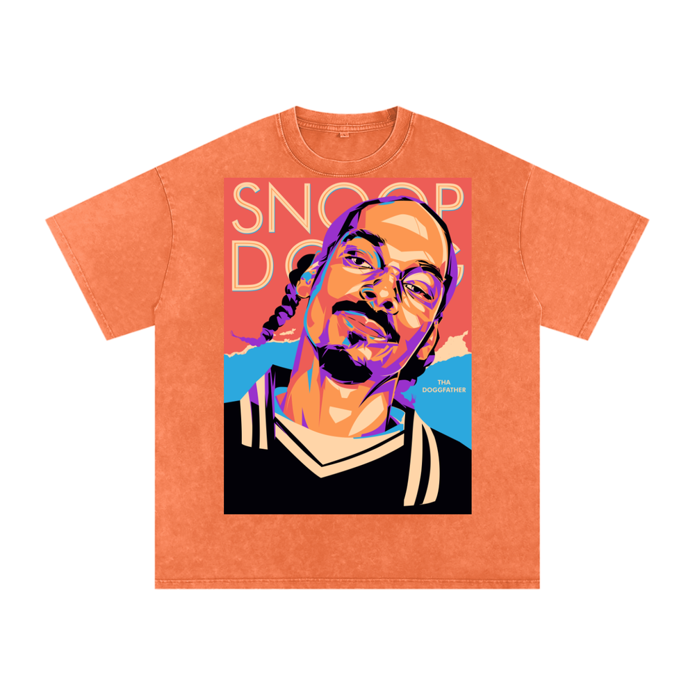 Snoop Dogg Acid Wash Oversize T-Shirt