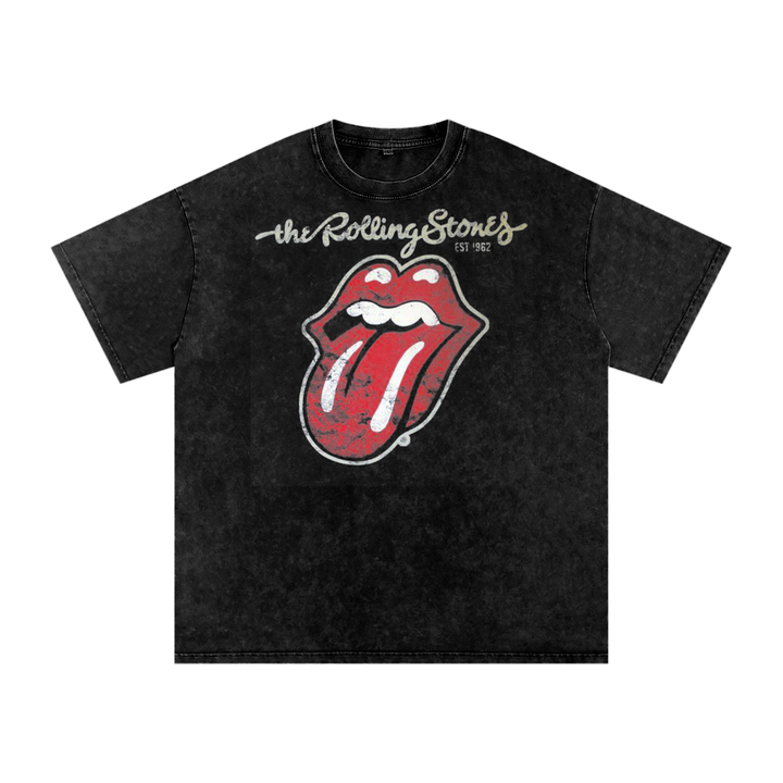 The Rolling Stones Acid Wash Oversize T-Shirt