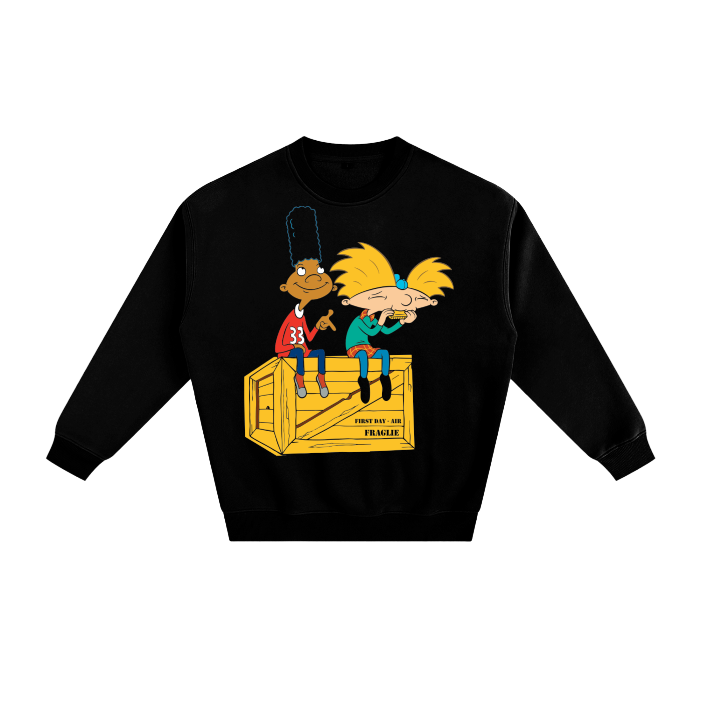 Hey Arnold Fleeced Sweatshirt